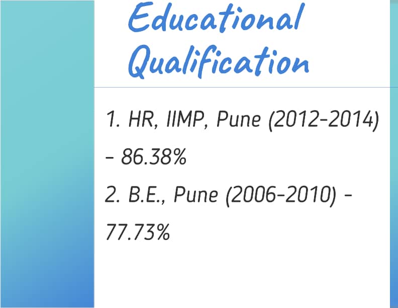 Resume Format in India 2021 - Overview » Career Flyes