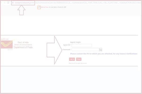 India Post Agent Login