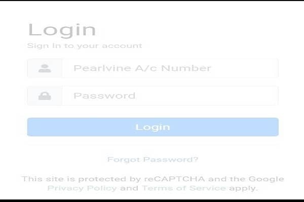 Pearlvine Login