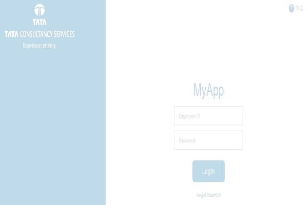 Myapp TCS Login