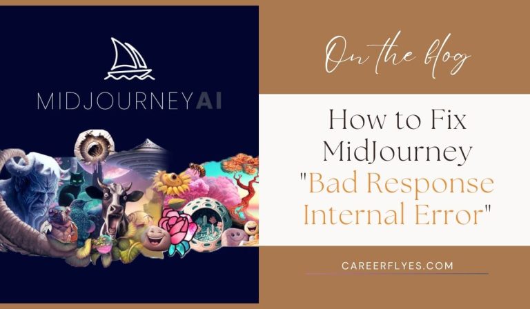 How to Fix MidJourney "Bad Response Internal Error"