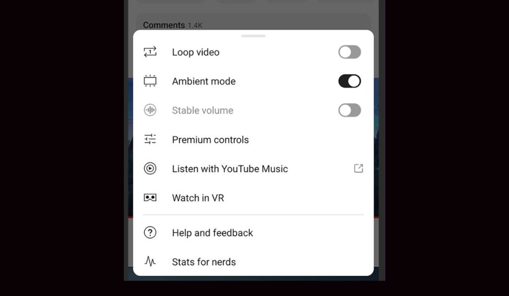 How to Use YoutTube Ambient Mode on Android