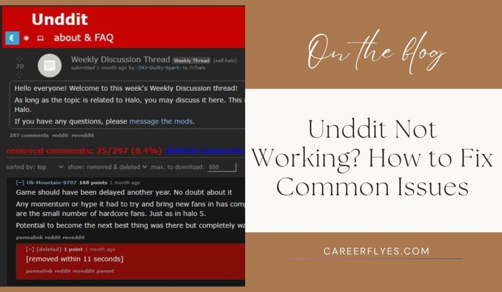 Unddit Not Working? How to Fix Common Issues