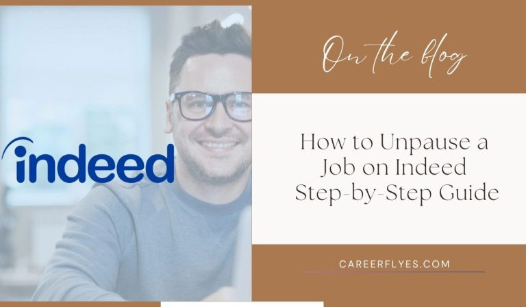 How to Unpause a Job on Indeed: Step-by-Step Guide